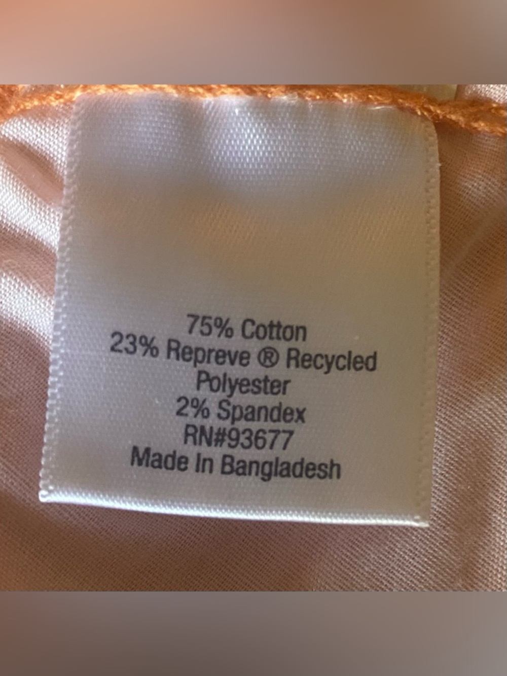 St. John's Bay Women’s Bermuda Shorts - Soft Peach 14 - Picture 6 of 6